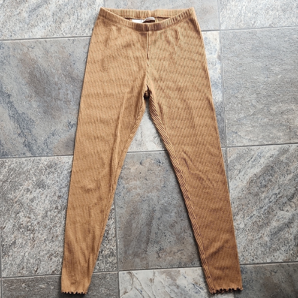 Cat & Jack Textured Brown Leggings 14-16